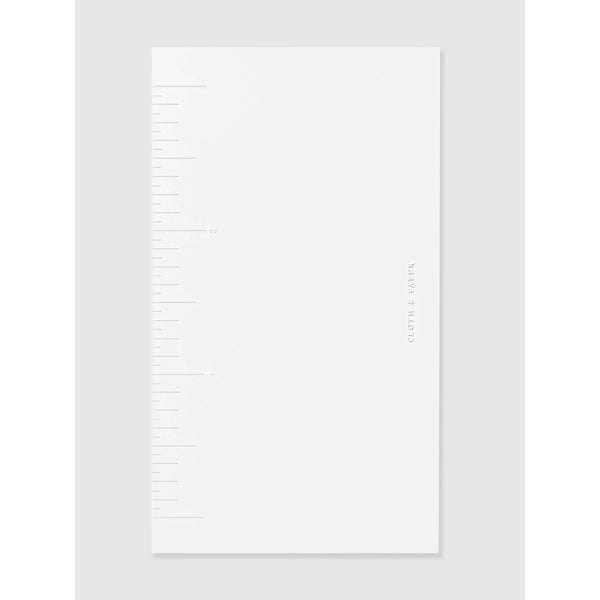 Clear Ruler Journaling Card