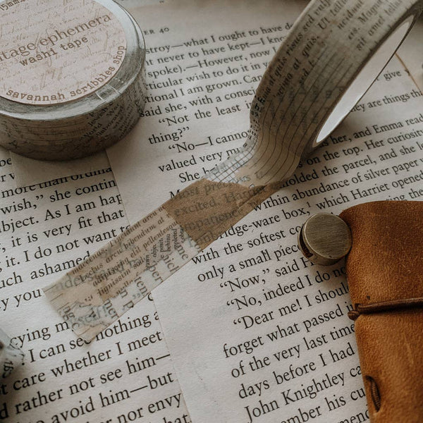 Ephemera Washi Tape