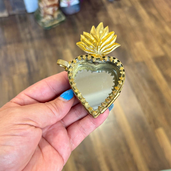 Glass Sacred Heart Boxes