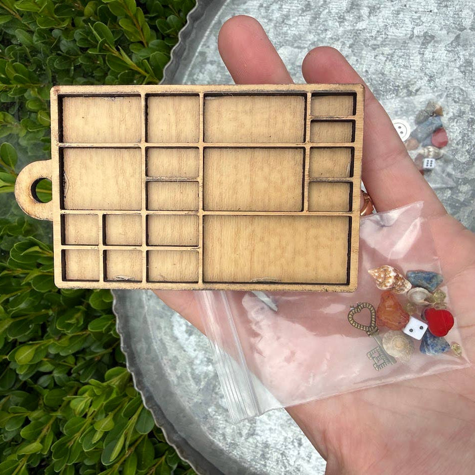 Mini Trinket Curiosity Shelf Kit {with miniature trinkets!}