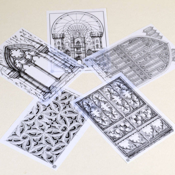 Medieval Architecture A6 Vellum Set