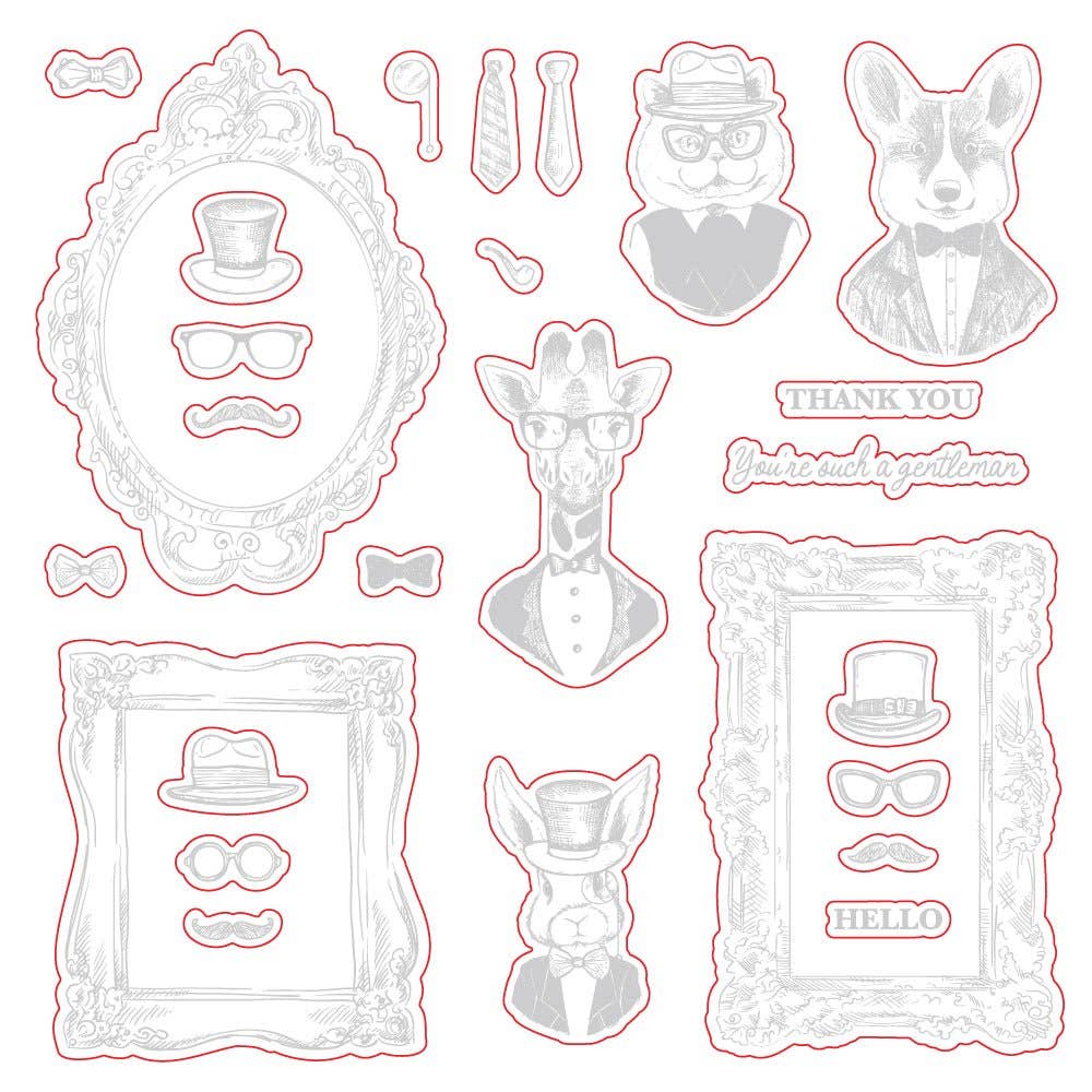 Dapper Decor Coordinating Die Set