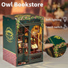 {coming soon!} Owl Bookstore Book Nook Diorama Kit