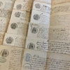 Antique French Script Document Page