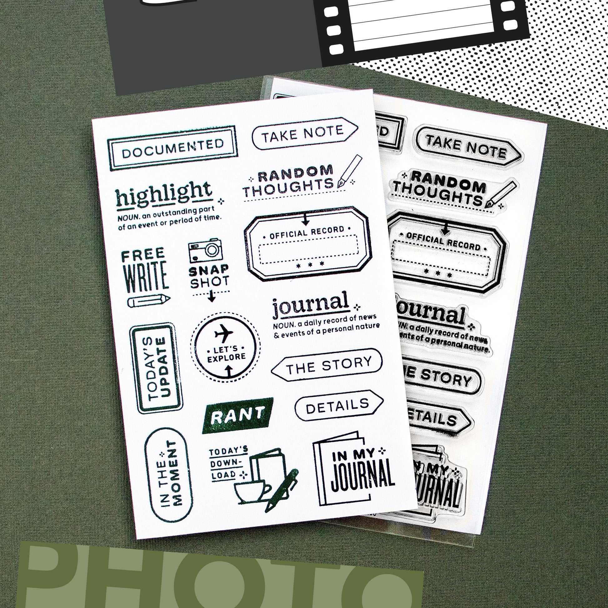 Daily Details 4x6 Clear Stamp Set