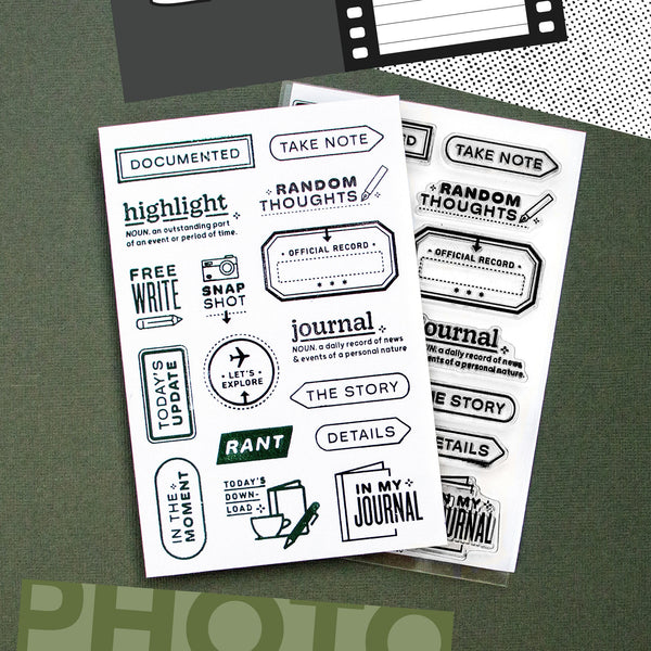 Daily Details 4x6 Clear Stamp Set