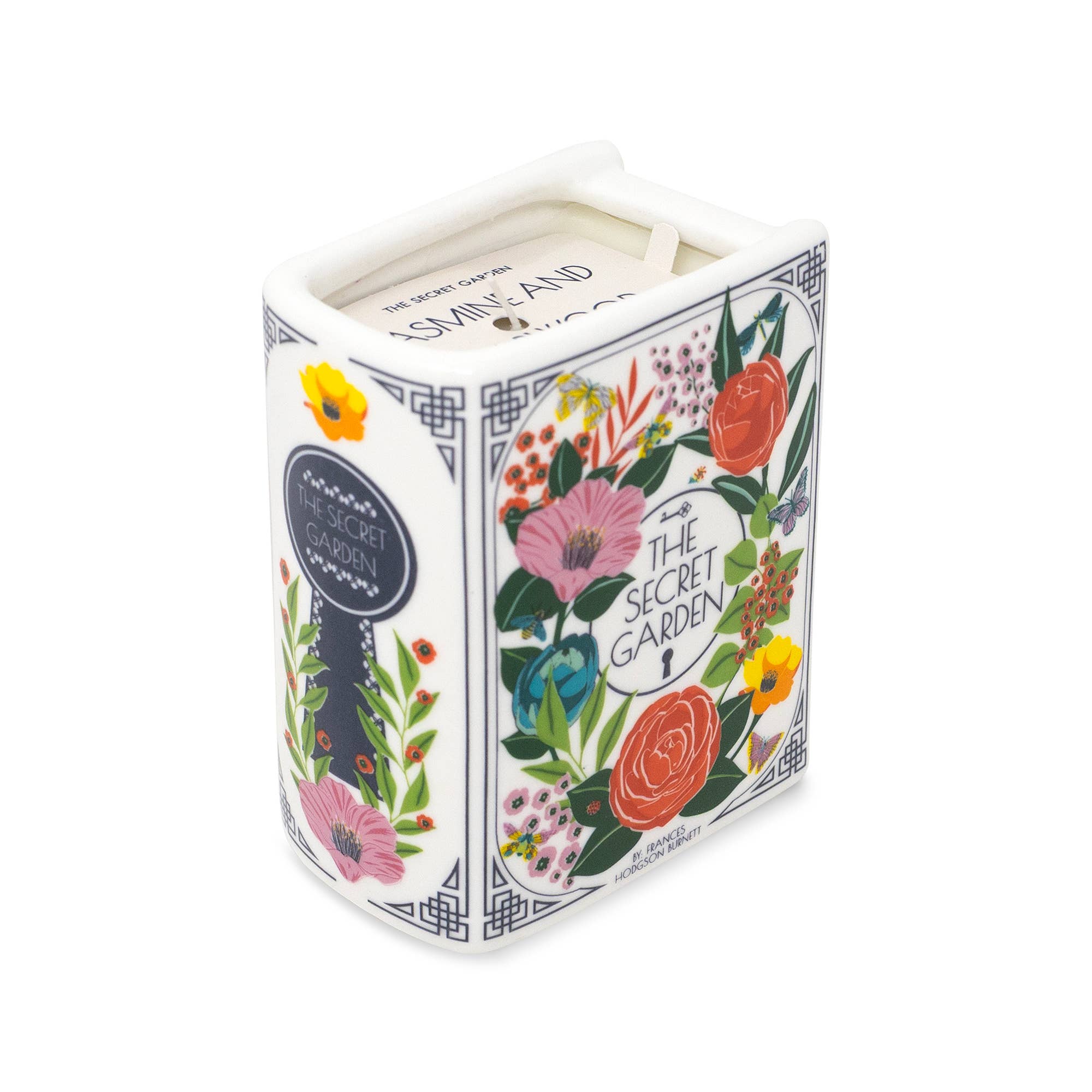 Secret Garden Book Candle | Jasmine & Cedarwood