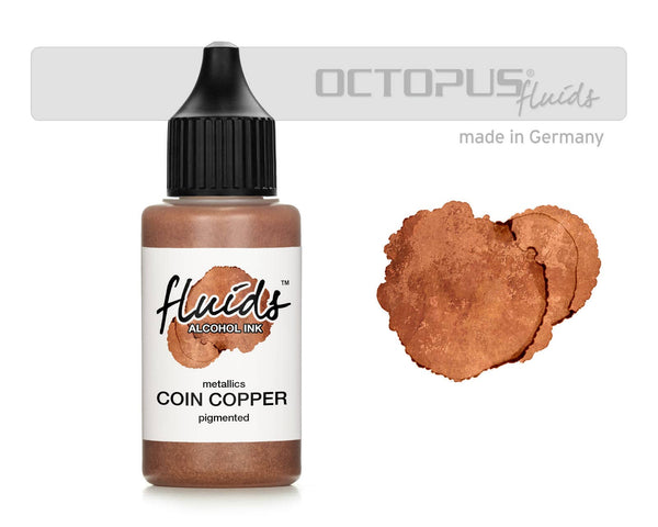 Copper Coin Alcohol Ink