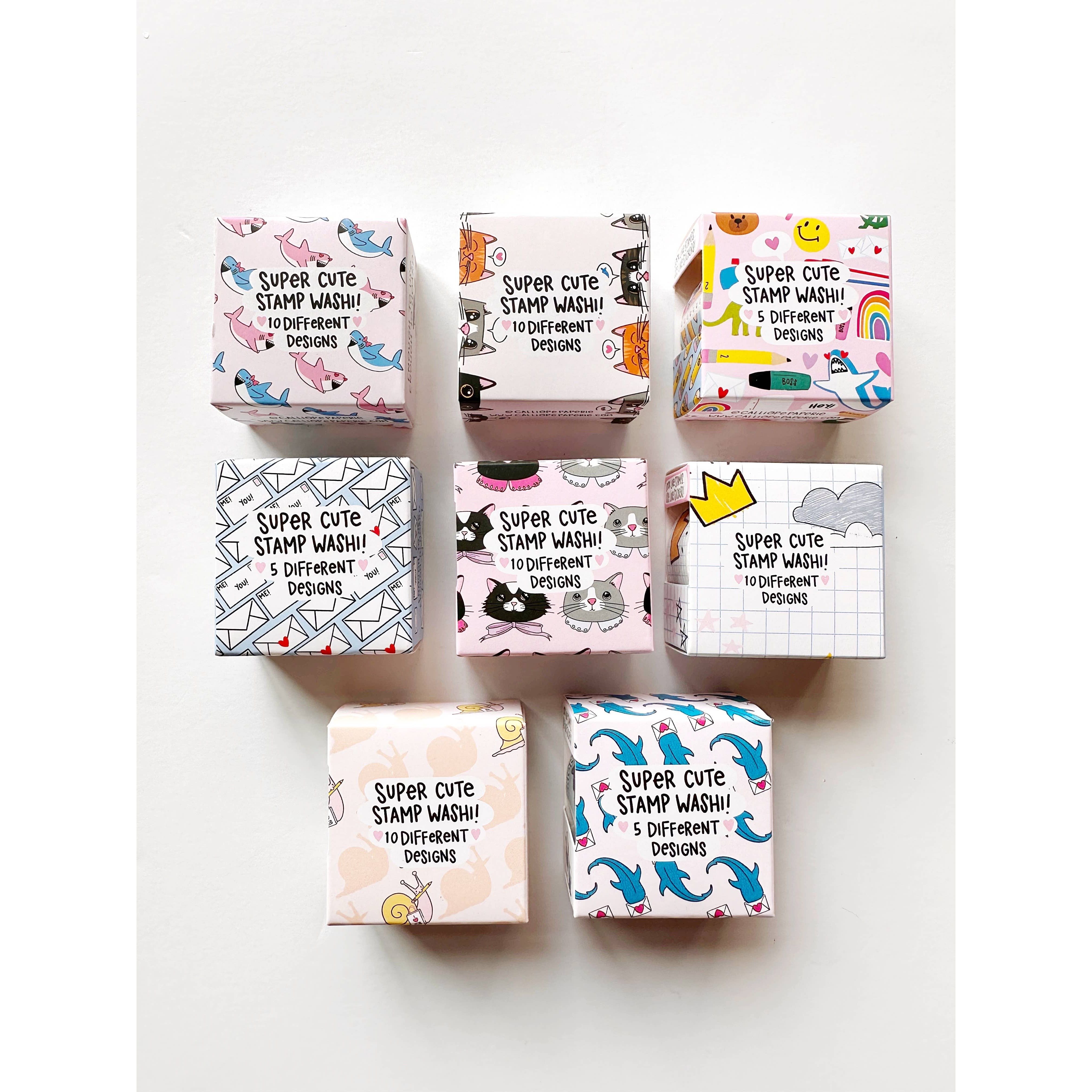 Mini Meows Faux-stage Stamp Washi