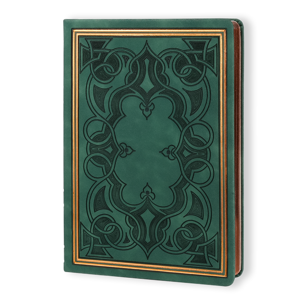 Green Antiqued Hardcover Journal