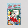 Merry Christmas Die Cut Greeting Card Packet
