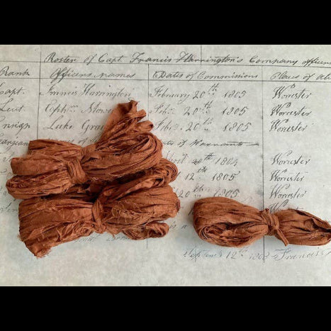 Harvest Torn Silk Sari Ribbon 5 yard Bundle