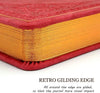 Red Antiqued Vegan Leather Journal