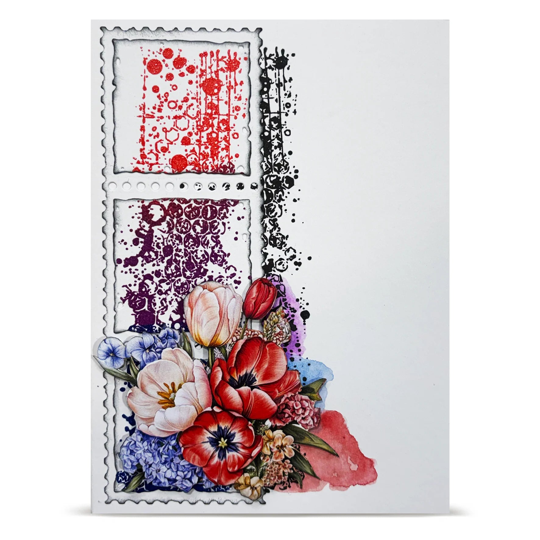 Bee Geometry A7 Clear Stamp Set No. 1341