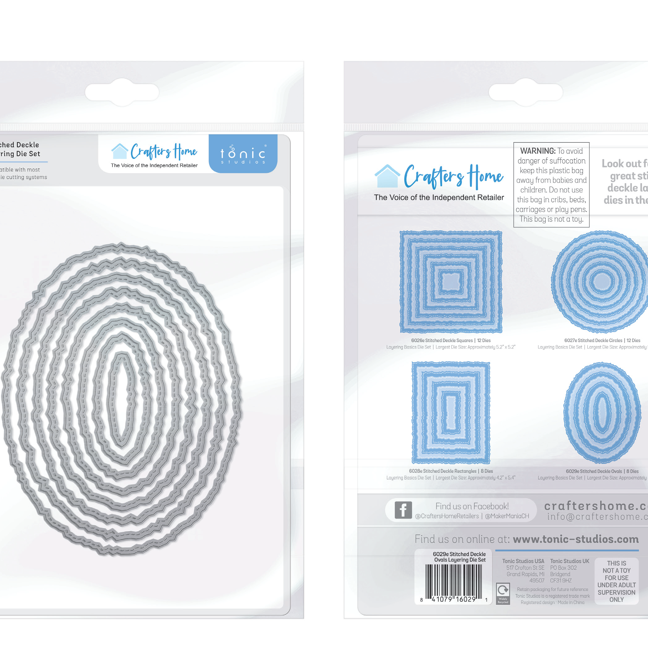 Stitched Deckle Layering Die Bundle | Crafters Home Exclusive