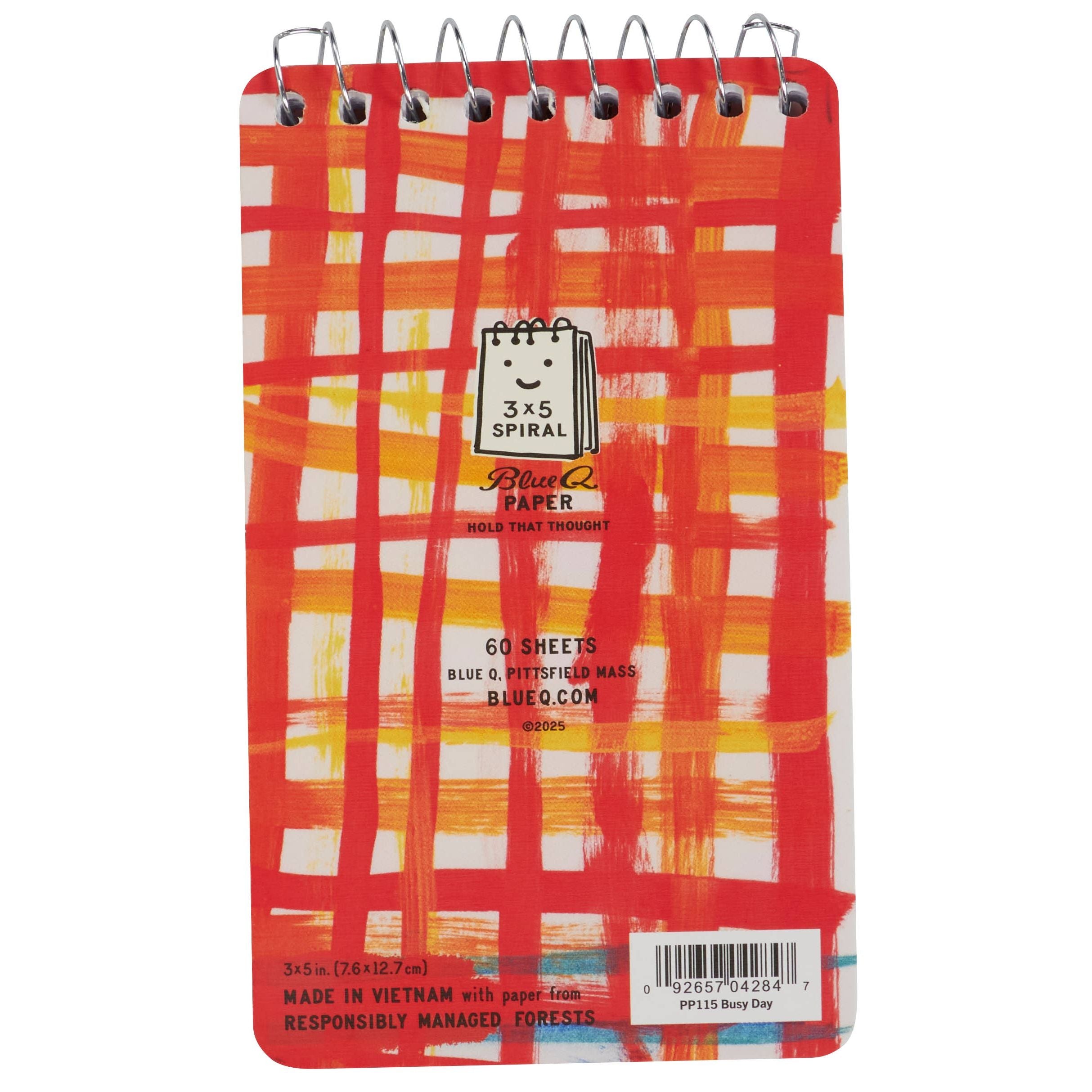Busy Day Spiral Pocket Notepad
