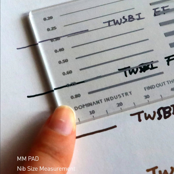 Measure My Pen Fountain Pen Thickness Gauge