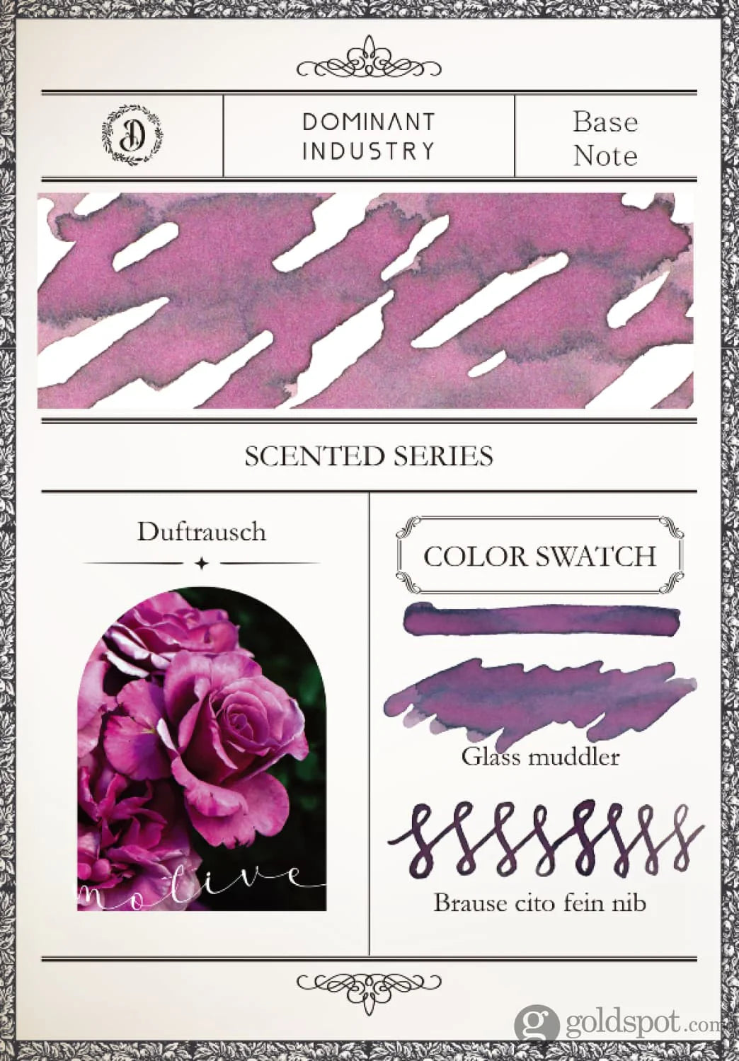 Duftrausch Fountain Pen Ink | Scented Series No. 03