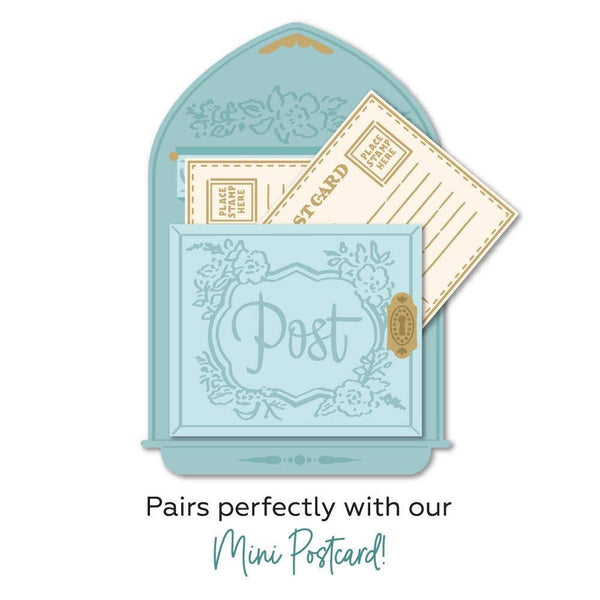 Vintage Mailbox A2 Card Die Set