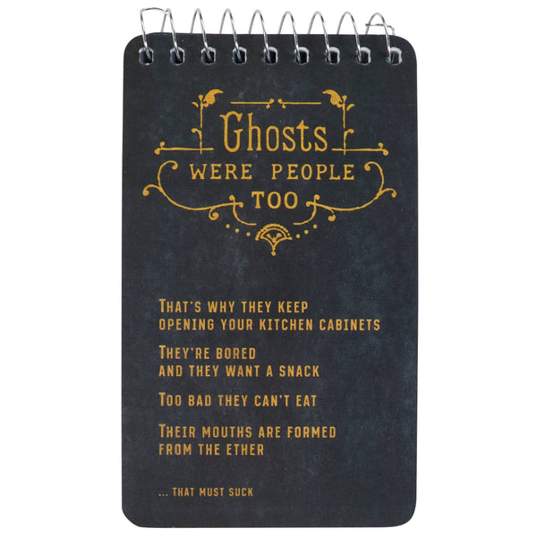 Ghosts Were People Spiral Pocket Notepad
