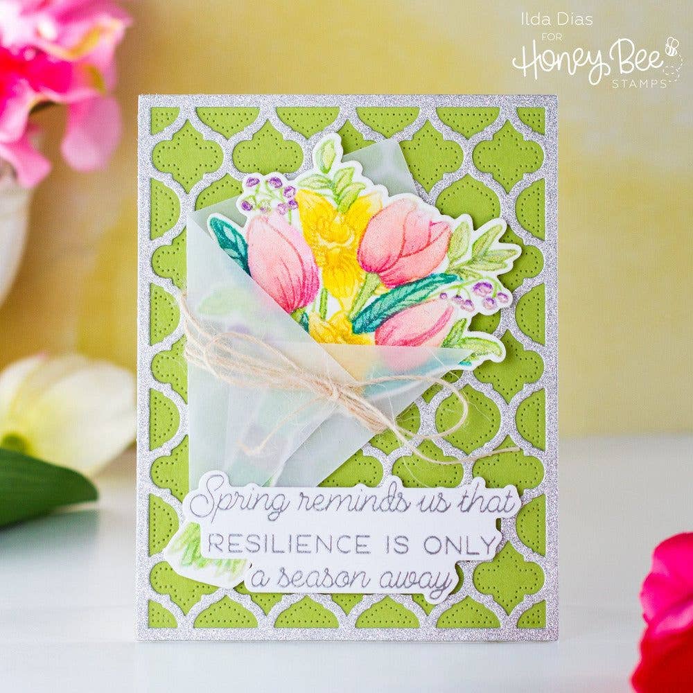 Quatrefoil A2 Pierced Cover Plate Die {Retired}