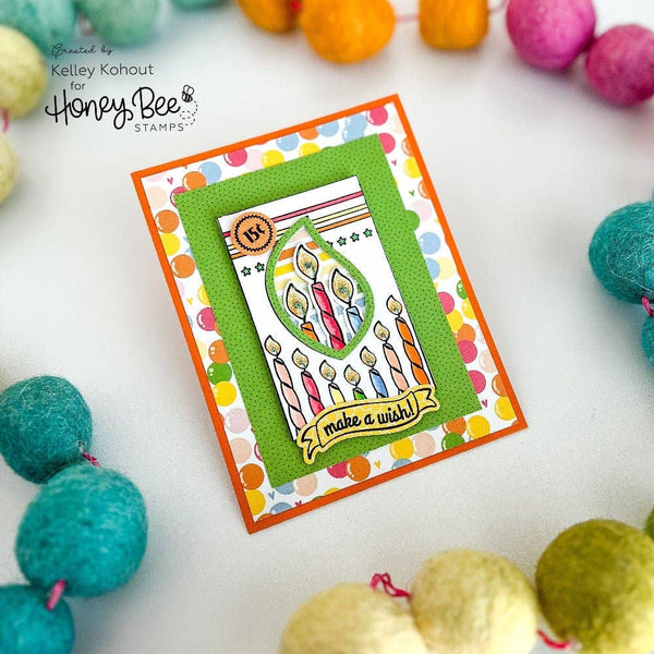 Birthday Candle 6x6 Clear Stamp Set | Vintage Gift Card Box Add-On {Retired}