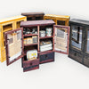 Dark Brown Mini Wooden Cabinet