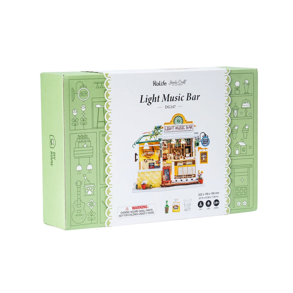 Light Music Bar DIY Diorama Kit