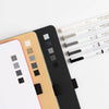 Grayscale Acrylograph 0.7mm Pens | Set of 5