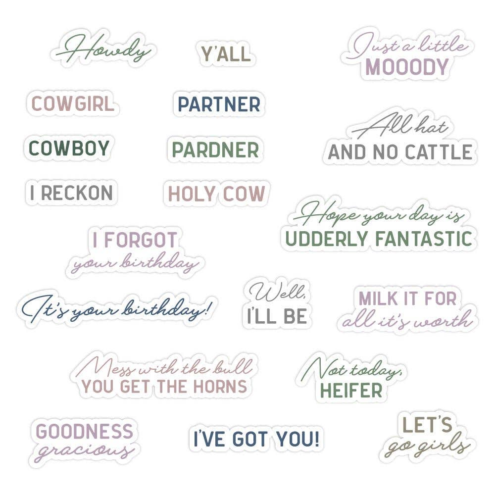 Howdy Y'all 4x6 Clear Stamp Set