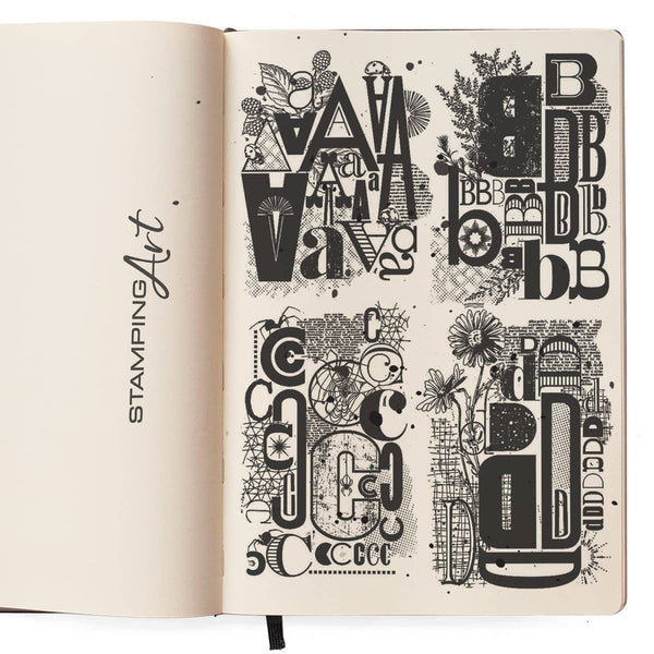 Design Letters 6x8 Clear Stamp Sets | Bad Girls