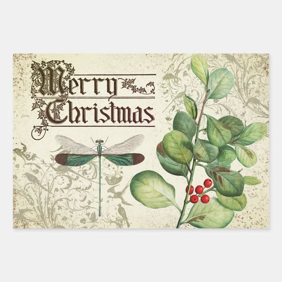 Grand Christmas Exhibition Wrapping Paper Trio