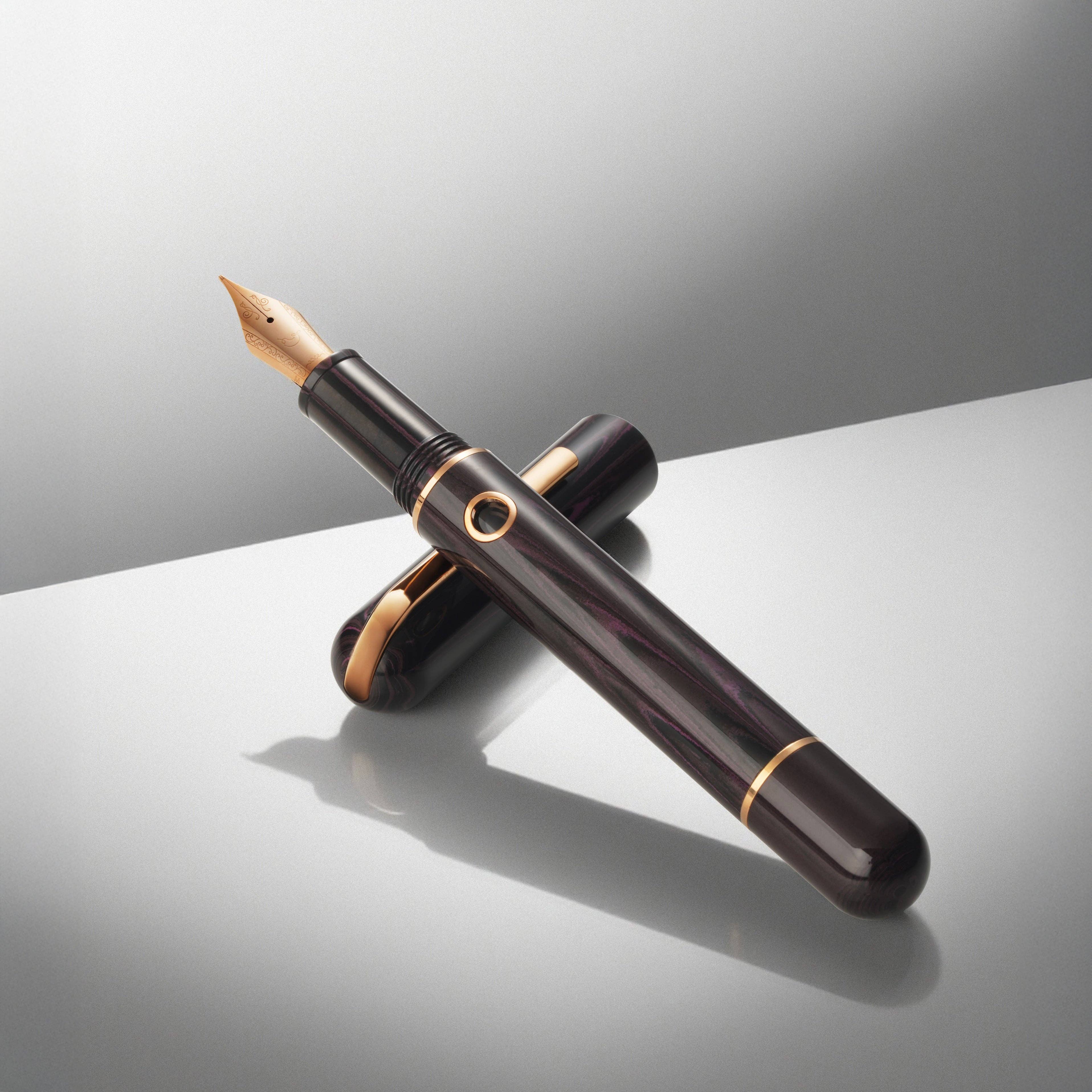 Stylophora Berry Nahvalur Nautilus Ebonite Fountain Pen