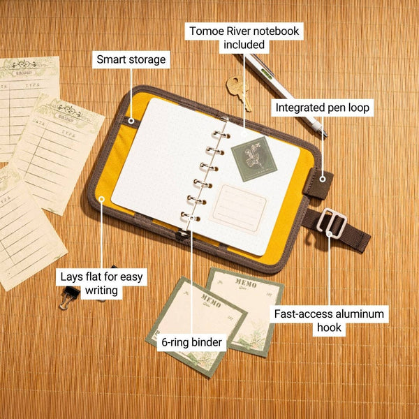 Field Binder A7 6-Ring Travel Journal