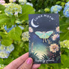 Luna Moth Luminescent Enamel Pin