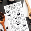 Caffeine Cats Vol. 2 Sticker Sheet