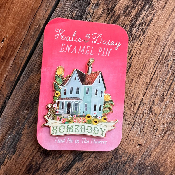 Homebody Enamel Pin 