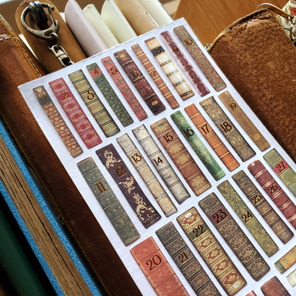 Gilded Books Sticker Sheet | @astralrequin