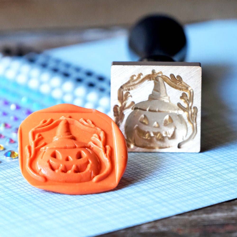 Jack-o-Lantern Wax Seal Stamp