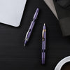 Hepatizon + Rose Gold Eclipse Retractable Fountain Pen