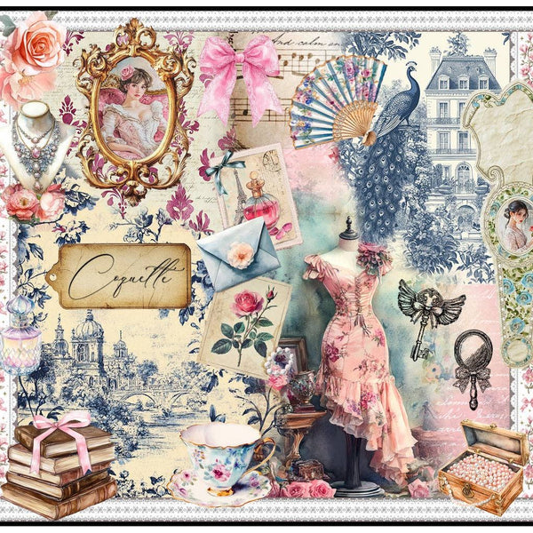 Coquette Craft & Stationery Box