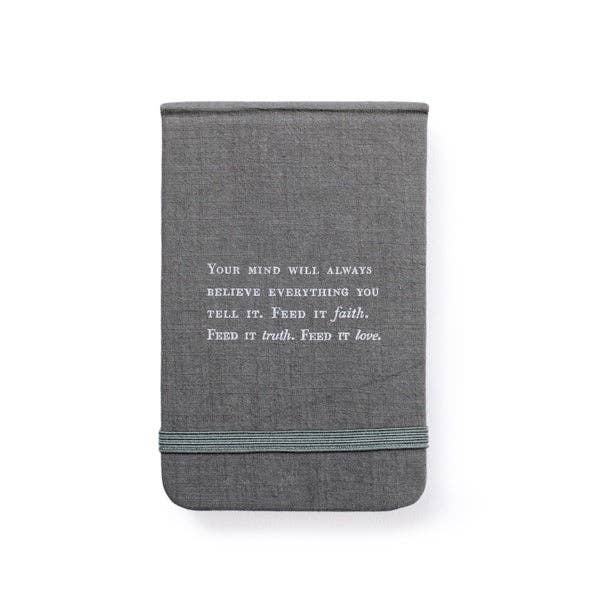 Faith, Truth & Love Fabric Pocket Notebook