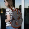 Gray Quiet Corners Backpack