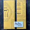 Dapper Decor 6x8 Rubber Cling Stamp Set