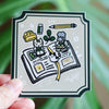 Open Book Vinyl Sticker