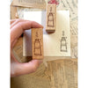 Paint Tube Rubber Stamp