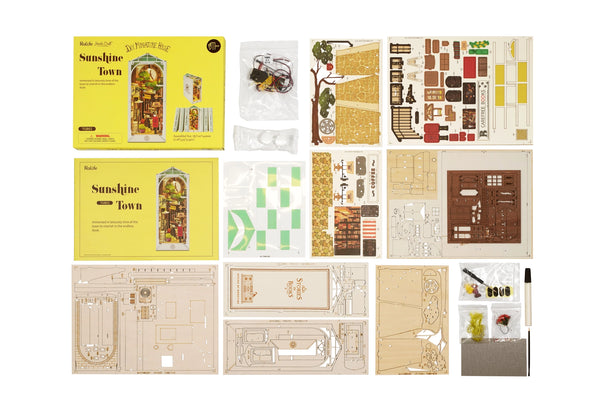 Sunshine Town Book Nook Diorama Kit