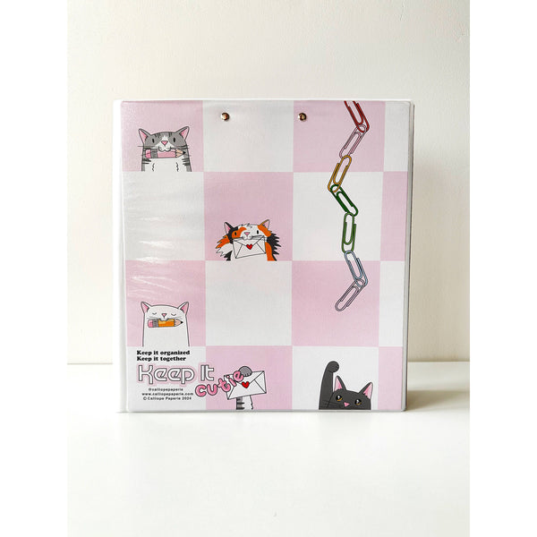 Stationery Kitties Keep It Cutie Binder