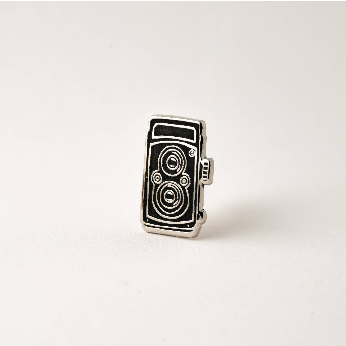 Vintage Twin Lens Reflex Camera Enamel Pin