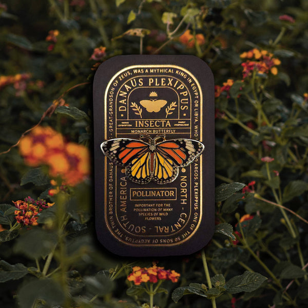 {coming soon!} Monarch Butterfly Educational Insect Enamel Pin